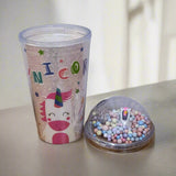 AM5348 3D Look Tumbler Cups with Lid Multi-Color 1pc