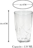 AM0331 Multi Purpose Beverage Tumbler Drinking Glass 6Pcs Set