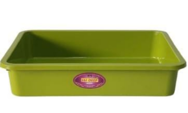 AM0832 Plain Plastic Serving Tray,Rectangle Shape, Size:11.5CM*9.5CM