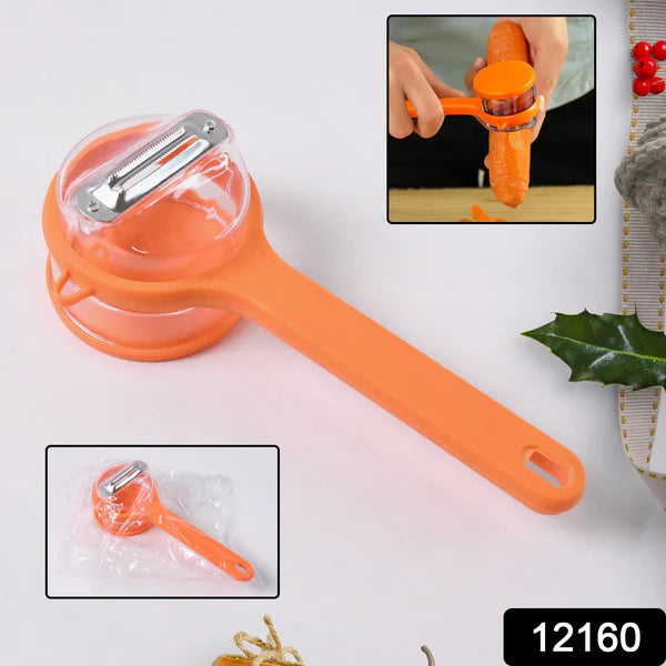 12160 Stainless Steel Peeler With Container (1 Pc)