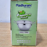 AM6004 Madhuram Stainless Steel Coconut Handi with Lid – Size 1