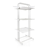 AM5610 BUYER Stainless Steel 3 Layer with 2 Hanger Foldable Cloth Stand / Drying Rack
