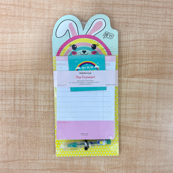 AM6641 Mix-Design Stay Organised Magnetic Notepad With Pen Set