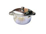 3796 Stainless Steel Induction Bottom Dutch Oven with Steel Lid - 2000 ML