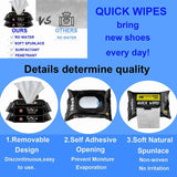 AM0094 Instant Sneaker Shoe Wet Wipes for Shoe Cleaning