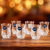 AM6278 Lang Xu Glass Set Crystal-Cut Design – 6 Pieces Each 52ml