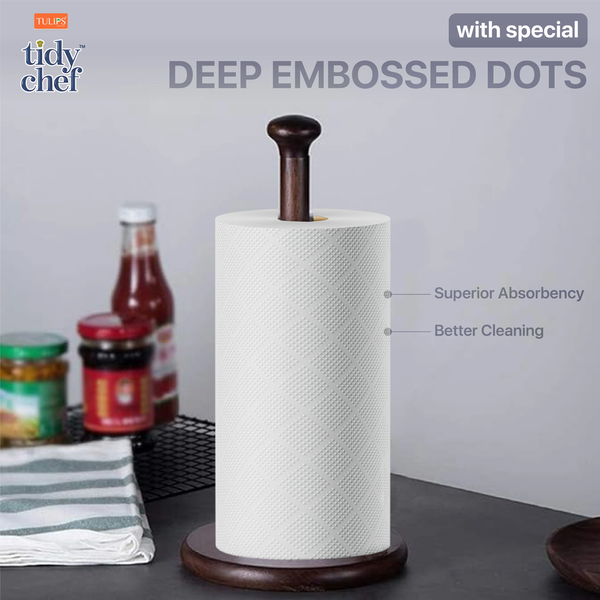 am6427 Tulip Tidy Chef Paper Kitchen Towels/Roll (70 Pulls, 4 ply)