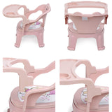 3183 Durable Plastic Baby Chair with Tray for Kids