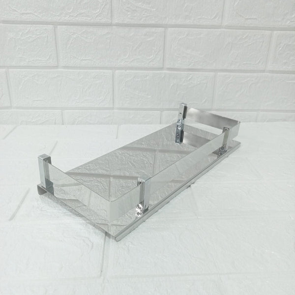 AM6058 Stainless Steel Bathroom Shelf (12x5 Inch) - Wall-Mounted Bath Accessories Holder