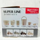 AM6226 Rishabh Super Line Jumbo Set 6 – Premium Bathroom Utility Kit