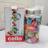 AM5164 Cello Round Fresh Glass Storage Jar, 1000ml (Set of 1)