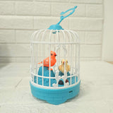 AM6123 Talking Bird Toy in Cage – Interactive Sound-Activated Toy That Repeats What You Say