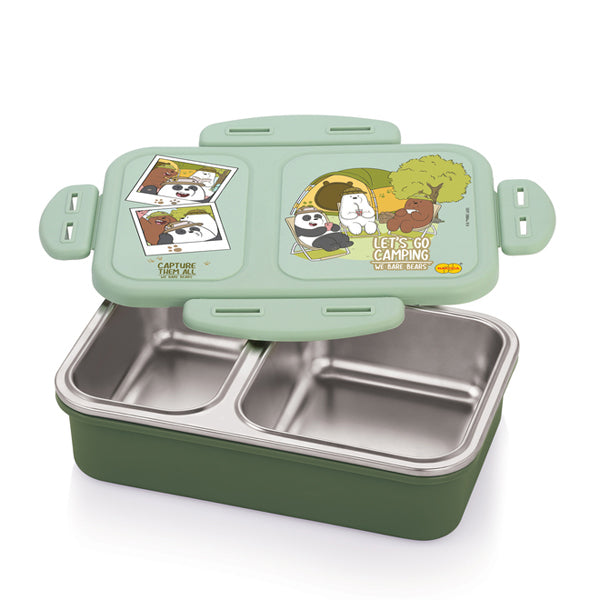 AM5115 TENKU Printed Insulated Partition Lunch Box