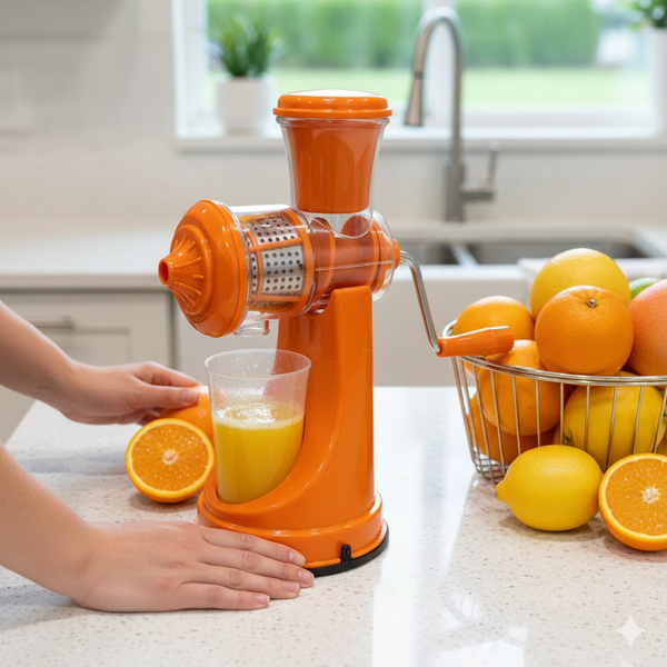AM6727 Portable Manual Vegetable & Fruit Juicer with Round Corner