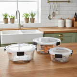 AM6534 Butterfly Feel & Fresh Airtight Container Set (3 Pieces)