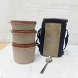 Di0386 Pexpo Magnum Lunch Box Set – Premium Insulated Tiffin with Leak-Proof Containers & Carry Bag