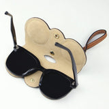 AM3841 Leather Sunglass Bag Case