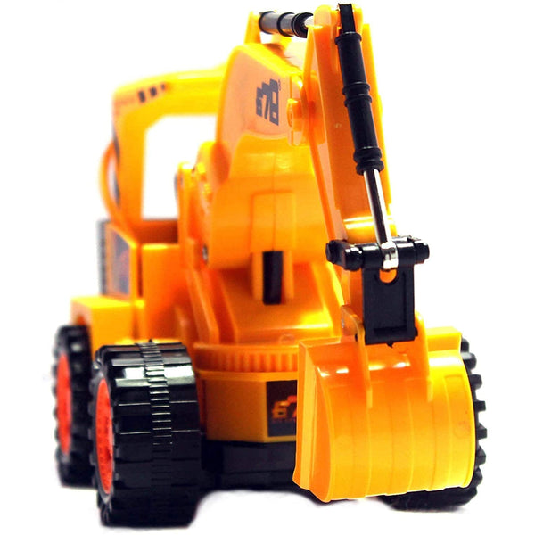 AM6019 6-Function Heavy Excavator Toy – Remote Control Shovel Loader with Lights & Sounds (Rechargeable)