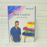 Di0016 Welspun Carnival Bath & Hand Towels Set - 4 Piece