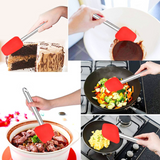 AM6332 Silicone Spatulas with Steel Handle - 1pc