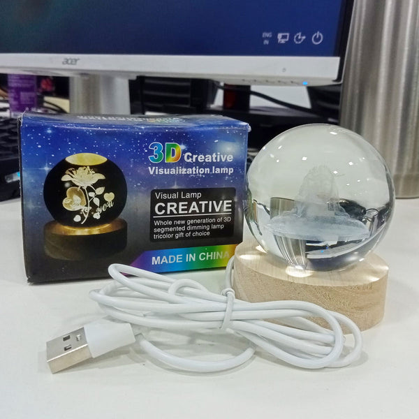 AM5924 3D Crystal Adiyogi LED Night Lamp
