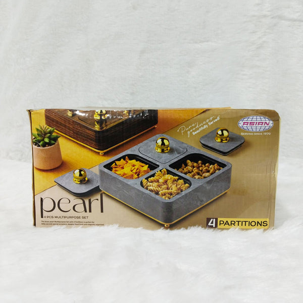 AM6170 Asian Pearl 4-Piece Multipurpose Dry Fruit Box