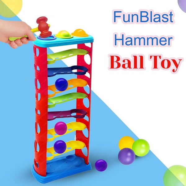 AM0237 Hammer Ball Toy Set with 6 Balls 1 Hammer