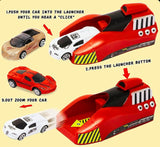 AM3864 KV Racing Team 1 Rapid Launcher with 7 Metal Cars