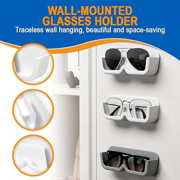 17823 WALL MOUNT SUN-GLASS ORGANIZER WITH 2 PC DOUBLE SIDED ADHESIVE STICKER (2 PCS SET)