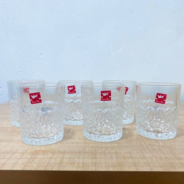 AM5958 Shine max Cristo Premium Textured Glasses - Set of 6