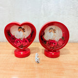 TM0020 Heart and Round Shaped LED Photo Frame Table Lamp - 1pc