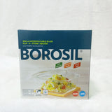AM6194 Borosil Klip N Store Square Glass Container - 800 ml with Air Tight Lid
