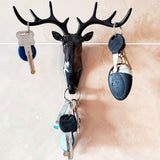 AM6535 Deer Head Self Adhesive Wall Door Hook Hanger