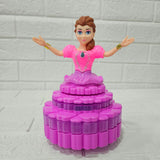 AM6041 Girl Dancing Princess Music Toy Rotating Dancing Princess Doll Battery Operated Toy with Lights & Sound