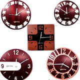 3948  Classic Brown Colour Wooden Wall Clock, Perfect for Living Room,Home,Kitchen,Bedroom,Office,School,  11.5 inch