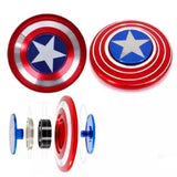 AM5866 Multi-design Marvel Shield Metal Spinner (Pack of 1)