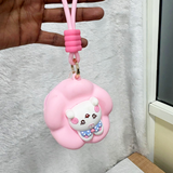 AM6301 Soft Silicone Coin Pouch – Cute Animal Design Mini Purse with Strap