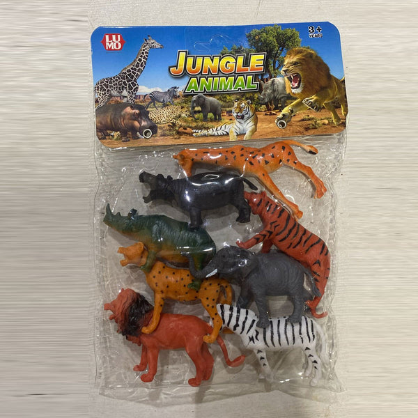 AM0225 Jungle Animal Figure Toy - 8 Pcs