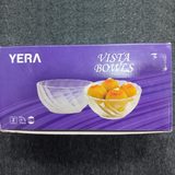 Di0358 YERA Vista Glass Bowls - 2 pcs