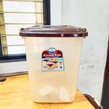 AM5714 JOYO Kitchen King Container 20.5 Ltr (Pack of 1) Large Rectangular Plastic Container Multipurpose Stackable Storage Box with Lid & Handle