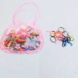 AM1116 Mini Elastic In Unicar Bag Hair Band For Kids Multicolor