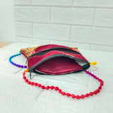 Di0036 Flap Dori Design Traditional Handcrafted Purse – Elegant Ethnic Art