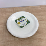A08201 Eatin 11" 100% Biodegradable & Compostable Bagasse Round Plate (Pack of 10)