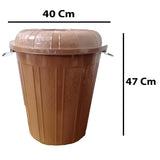 3451 Multipurpose Plastic Storage Round Drum (Multicolor)