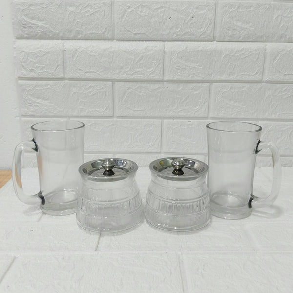 Di0201 YERA Celebration Glass Party Set - 4 Piece Handi and Mug Combo