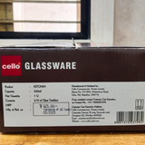 AM5690	Cello Estonia Glass Tumbler - 360ml - 6 pcs set