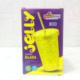 AM3799 Fantastic Jelly Sipper Bottle with Straw 1Pcs