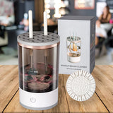 12987 Automatic Makeup Brush Cleaner Fast Electric Brush Cleaner Hand Free Machine Super Clean Brush Washer & Brushes Organizer Tool (1 Pc)