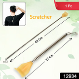 12934 Back Scratcher Retractable Metal Tube Telescoping Massage Tool Portable Telescopic Back Scratchers for Women Men Adjustable 43cm, khujli (1pc)