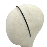 AM1105 Plastic Plain Black Headband 0.5cm